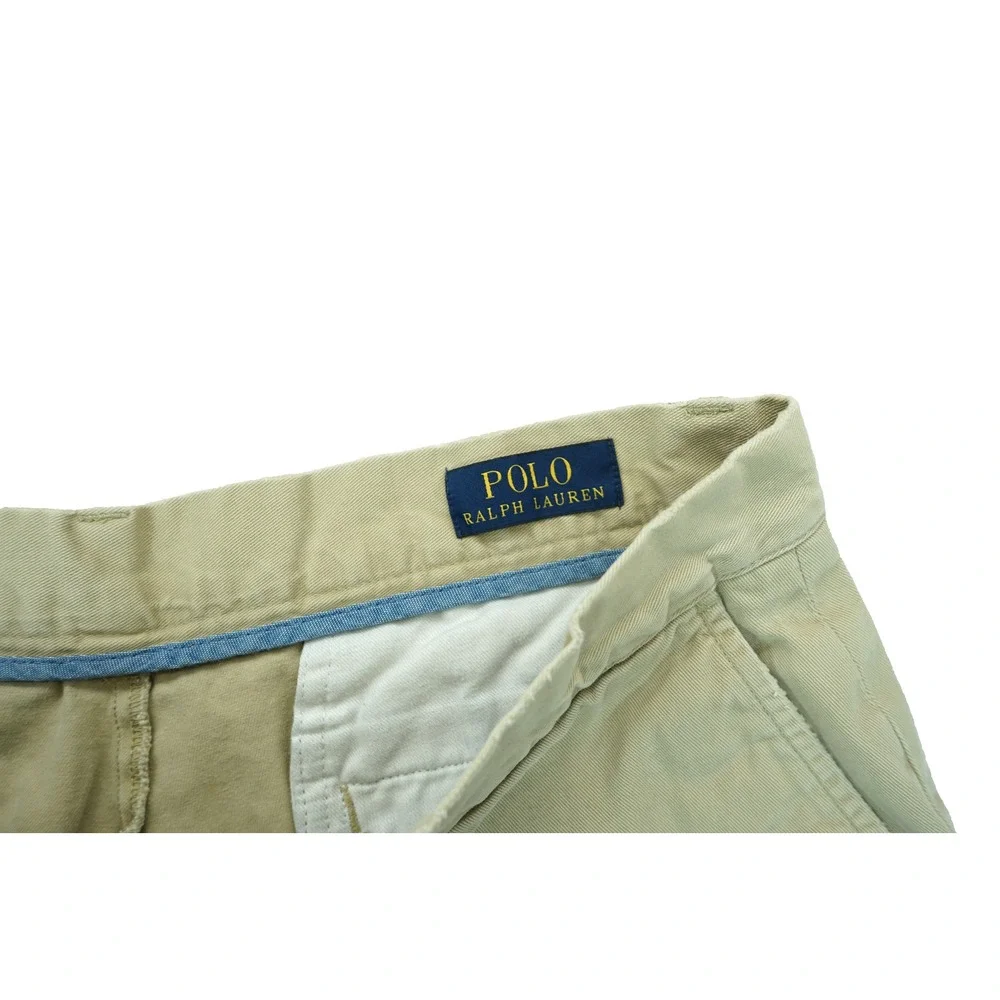 Polo Ralph Lauren Shorts‎ Men 32 Beige Tan Chino Golfer Hike Fish Camper